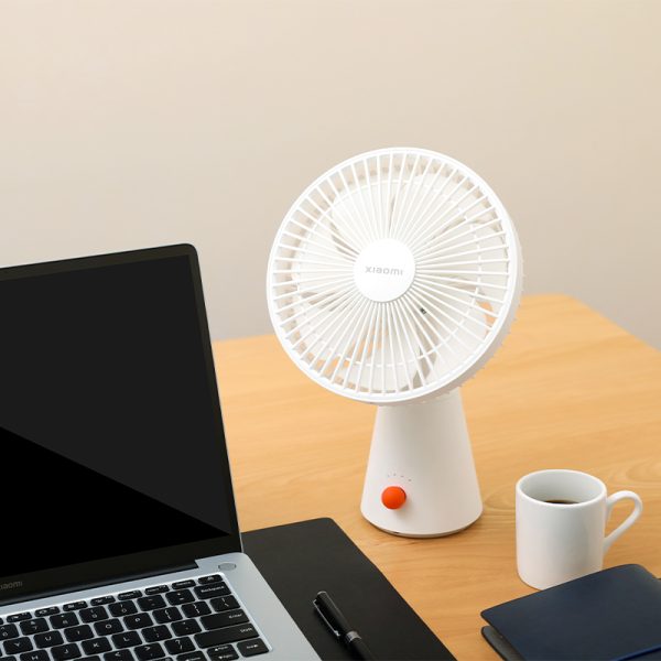 Xiaomi Rechargeable Mini Fan | 4000mAh Battery | 18.5h Endurance | 4 Wind Speeds - Compu-Fi Technology South Africa