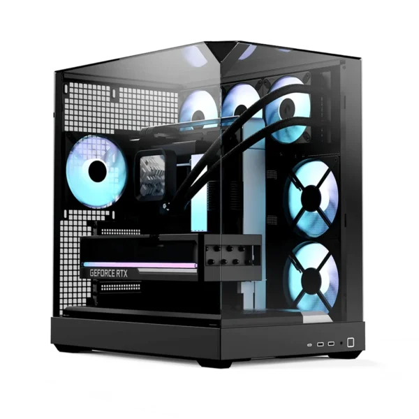 Aerocool APNX V2 Vision | Mid-Tower | 4x 140mm ARGB Fans | Panoramic Glass - Compu-Fi Technology South Africa