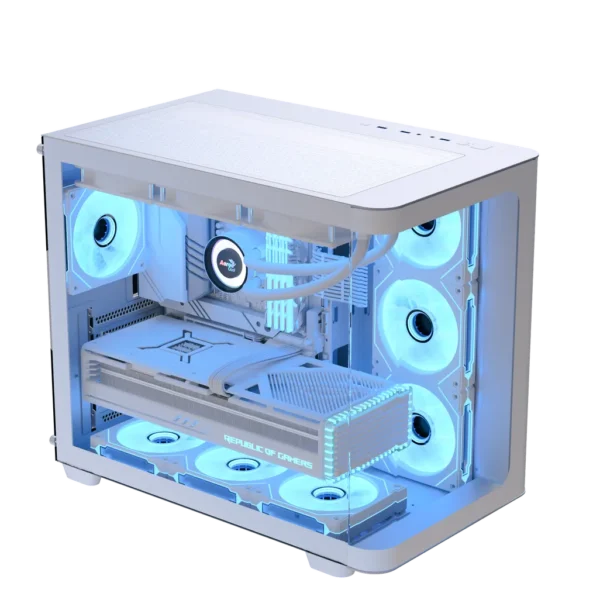 Aerocool P500C | Mid Tower | ARGB Infinity Mirror | 360mm Support - Compu-Fi Technology South Africa