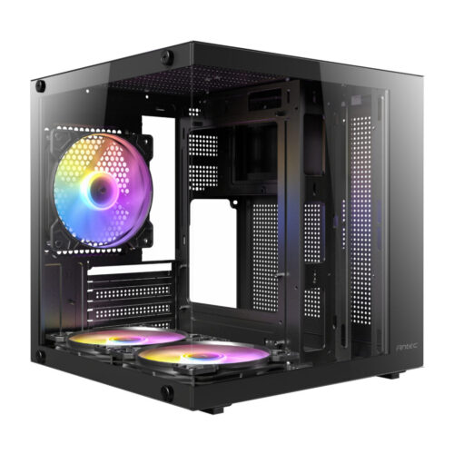Antec VCX10M | Mini-Tower | Tempered Glass | 3x RGB Fans - Compu-Fi Technology South Africa