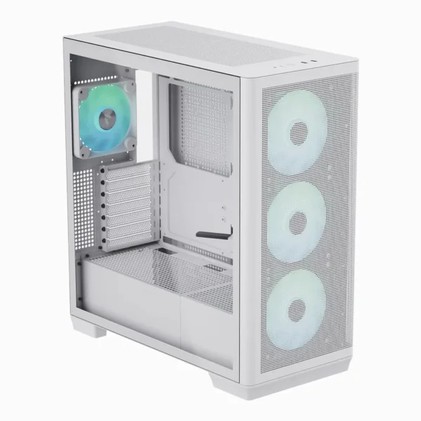 APNX C1-R | Mid-Tower | 4x ARGB Fans | BTF Compatible | White - Compu-Fi Technology South Africa