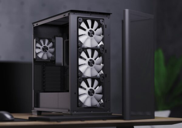APNX C1-R | Mid-Tower | 4x ARGB Fans | BTF Compatible - Compu-Fi Technology South Africa