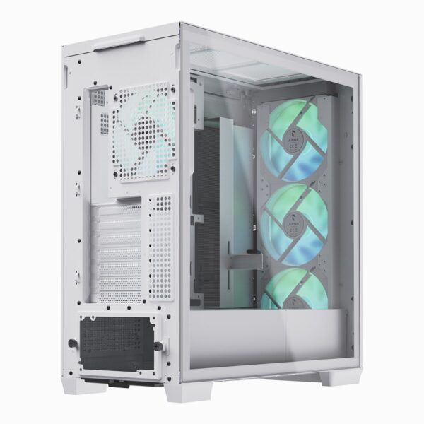 APNX C1-R | Mid-Tower | 4x ARGB Fans | BTF Compatible | White - Compu-Fi Technology South Africa