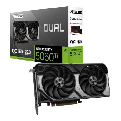 ASUS Dual GeForce RTX 5060 Ti | 16GB GDDR7 | 2632MHz OC | 2.5-Slot - Compu-Fi Technology South Africa