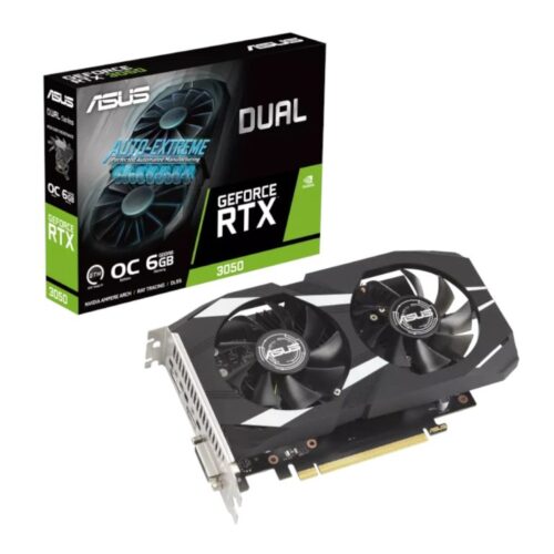 ASUS Dual RTX 3050 | 6GB GDDR6 | OC Edition | 2-Slot Design - Compu-Fi Technology South Africa