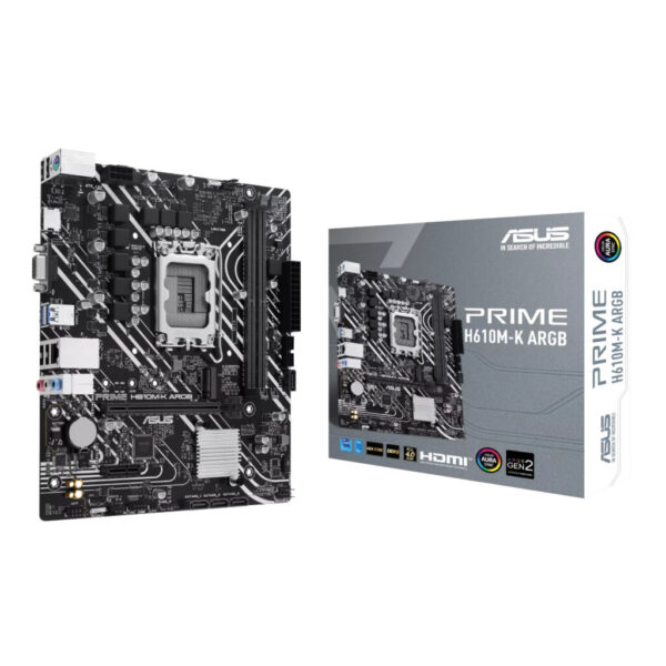 ASUS Prime H610M-K ARGB | LGA1700 | DDR5 | Micro-ATX - Compu-Fi Technology South Africa