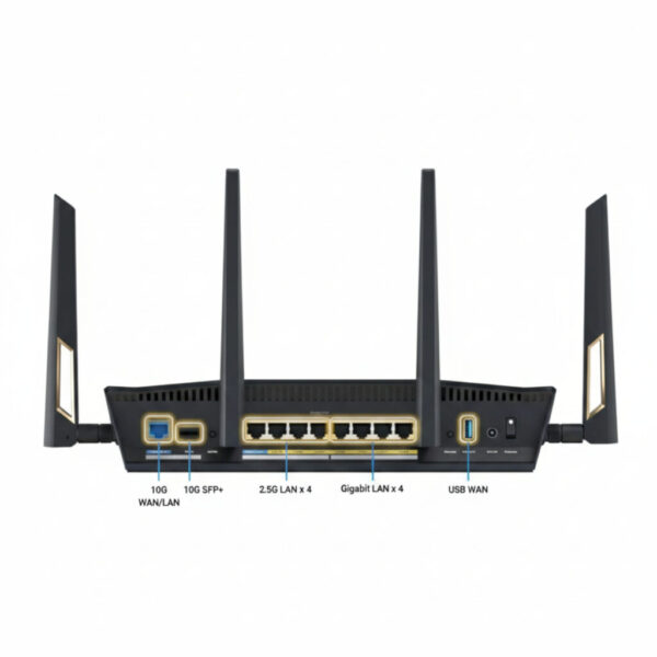 ASUS RT-BE88U | Wi-Fi 7 | 10G & 2.5G Ports | AiMesh - Compu-Fi Technology South Africa