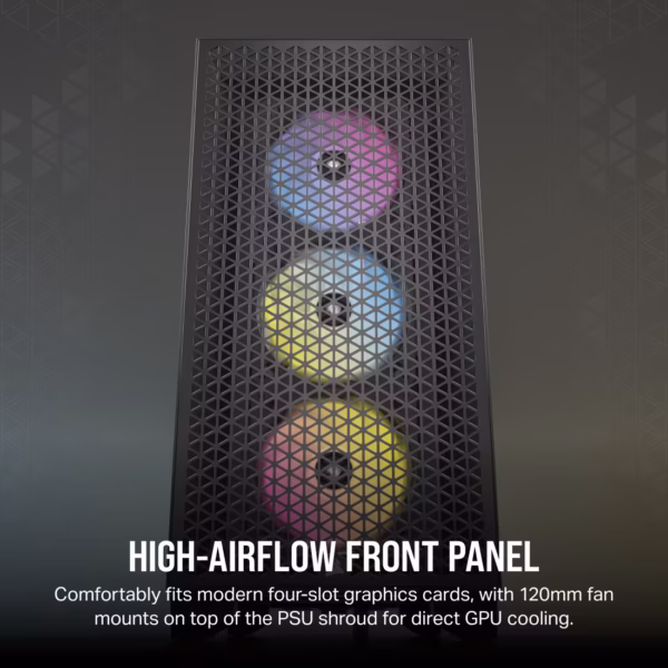 CORSAIR 3000D RGB AIRFLOW | Midi Tower | 3x AR120 Fans | Tempered Glass - Compu-Fi Technology South Africa