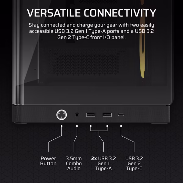 Corsair 4500X LX-R RGB | Panoramic Glass | Mid-Tower | iCUE LINK - Compu-Fi Technology South Africa