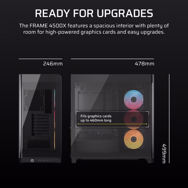 Corsair 4500X LX-R RGB | Panoramic Glass | Mid-Tower | iCUE LINK - Compu-Fi Technology South Africa