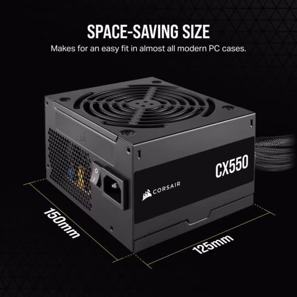 Corsair CX550 | 550W 80 PLUS Bronze PSU - Compu-Fi Technology South Africa