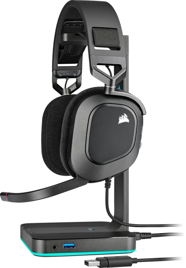Corsair HS80 RGB USB | 24bit/96kHz High-Fidelity | Wired Gaming Headset - Compu-Fi Technology South Africa