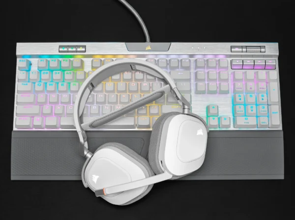 Corsair HS80 RGB Wireless | 50mm Drivers | Dolby Atmos | White - Compu-Fi Technology South Africa