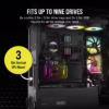CORSAIR iCUE 7000X RGB | Full Tower | Tempered Glass | 4x SP140 Fans - Compu-Fi Technology South Africa
