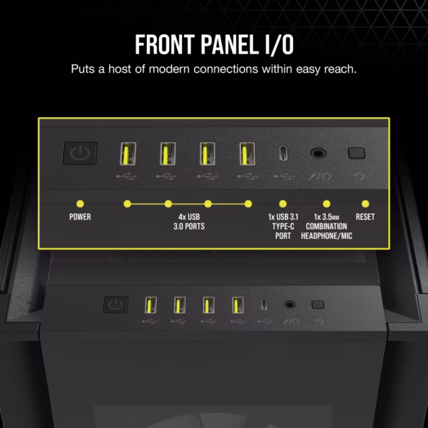 CORSAIR iCUE 7000X RGB | Full Tower | Tempered Glass | 4x SP140 Fans - Compu-Fi Technology South Africa