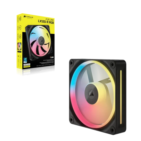 Corsair iCUE LINK LX120-R RGB | 120mm | 2400 RPM | 3.8 mmH2O - Compu-Fi Technology South Africa