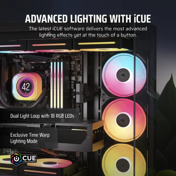 Corsair iCUE LINK LX120-R RGB | 120mm | 2400 RPM | 3.8 mmH2O - Compu-Fi Technology South Africa