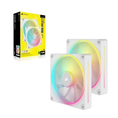 Corsair iCUE LINK LX140 RGB | 140mm | 2000 RPM | PWM Fan Starter Kit - Compu-Fi Technology South Africa