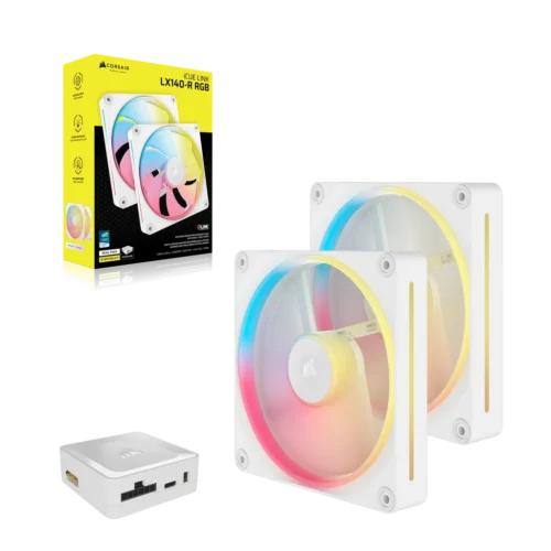 Corsair iCUE LINK LX140-R RGB | 140mm | 2000 RPM | 2-Pack - Compu-Fi Technology South Africa