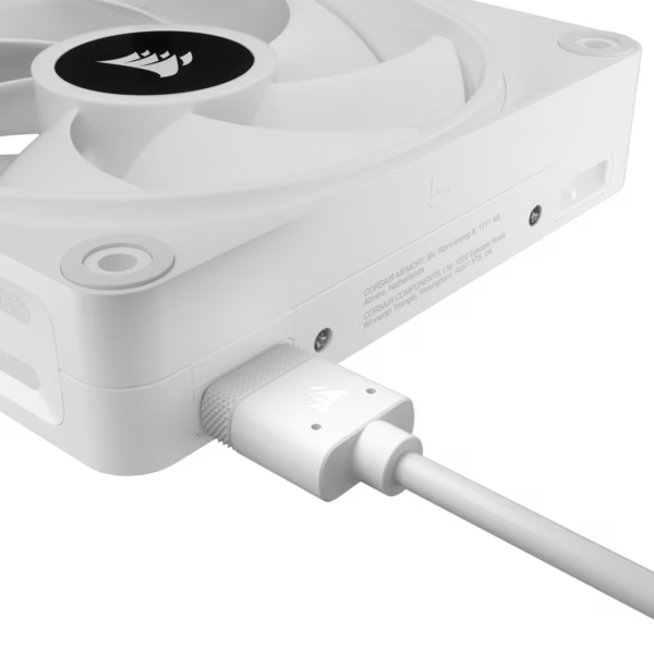 Corsair iCUE LINK QX120 RGB | 120mm PWM | 3-Fan Starter Kit | White - Compu-Fi Technology South Africa