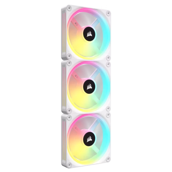 Corsair iCUE LINK QX120 RGB | 120mm PWM | 3-Fan Starter Kit | White - Compu-Fi Technology South Africa