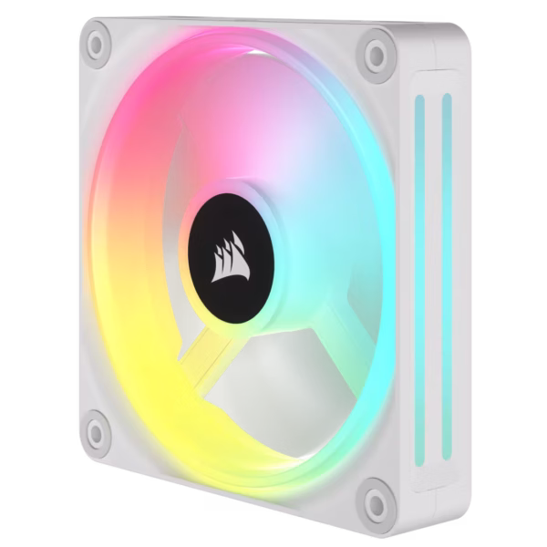 Corsair iCUE LINK QX120 RGB | 120mm PWM | 3-Fan Starter Kit | White - Compu-Fi Technology South Africa