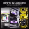 Corsair iCUE LINK QX120 RGB | 120mm PWM | 3-Fan Starter Kit | White - Compu-Fi Technology South Africa