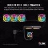 Corsair iCUE LINK QX120 RGB | 120mm PWM | 3-Fan Starter Kit | White - Compu-Fi Technology South Africa
