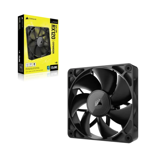 Corsair iCUE LINK RX120 | 120mm PWM | 2100 RPM | High Static Pressure - Compu-Fi Technology South Africa