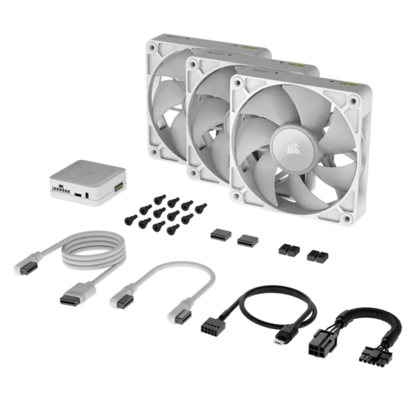 Corsair iCUE LINK RX120 RGB | 120mm | 2100 RPM | 3-Pack - Compu-Fi Technology South Africa