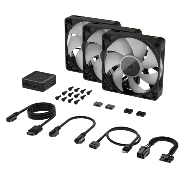 Corsair iCUE LINK RX120 RGB | 120mm | 2100 RPM | 3-Pack - Compu-Fi Technology South Africa