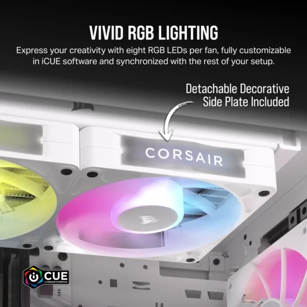 Corsair iCUE LINK RX120 RGB | 120mm | 2100 RPM | 3-Pack - Compu-Fi Technology South Africa