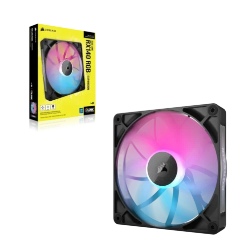 Corsair iCUE LINK RX140 RGB | 140mm | 1700 RPM | 94.7 CFM - Compu-Fi Technology South Africa