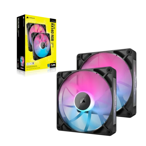 Corsair iCUE LINK RX140 RGB | 140mm | PWM | 1700 RPM - Compu-Fi Technology South Africa