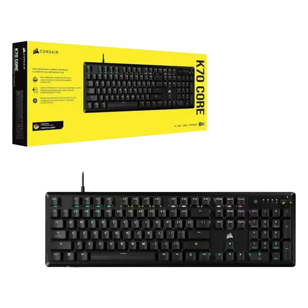 Corsair K70 CORE RGB | Mechanical Gaming Keyboard | MLX Red Switches - Compu-Fi Technology South Africa