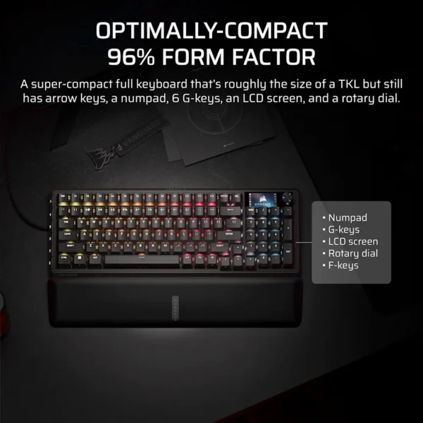 Corsair K70 PRO TKL | MGX Hyperdrive Hall Effect | 8000Hz Polling | 96% Layout - Compu-Fi Technology South Africa