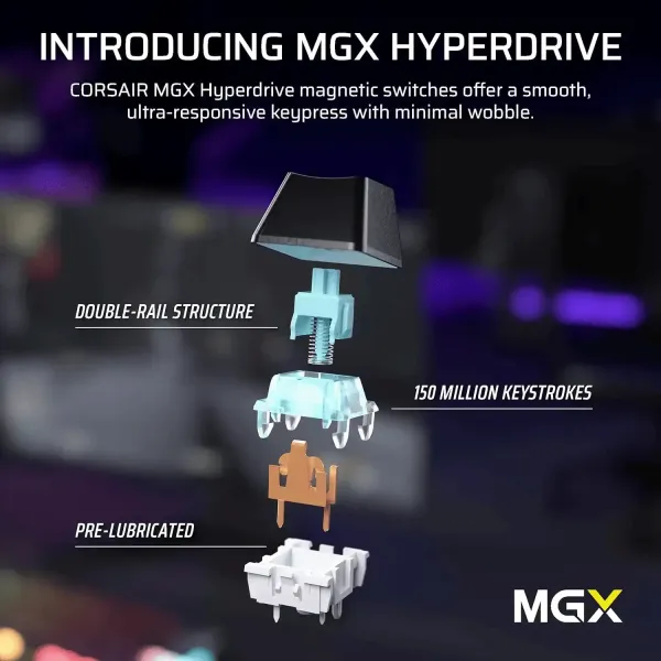 Corsair K70 PRO TKL | MGX Hyperdrive Magnetic Switches | 8000Hz Polling - Compu-Fi Technology South Africa