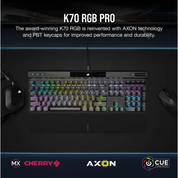 Corsair K70 RGB PRO | Cherry MX Speed | Full Size | Wired Mechanical Keyboard - Compu-Fi Technology South Africa