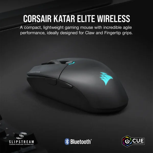 Corsair Katar Elite Wireless | 26000 DPI | Optical Gaming Mouse - Compu-Fi Technology South Africa