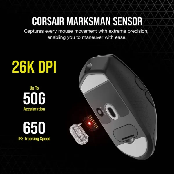 Corsair Katar Elite Wireless | 26000 DPI | Optical Gaming Mouse - Compu-Fi Technology South Africa