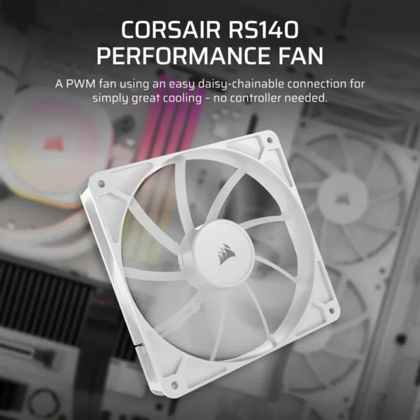 Corsair RS140 | 140mm | PWM | White - Compu-Fi Technology South Africa