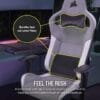 Corsair T3 RUSH Gaming Chair Grey White | CF-9010058-WW - Compu-Fi Technology South Africa