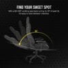 CORSAIR T3 RUSH Gaming Chair | Charcoal | Breathable Fabric | 4D Armrests - Compu-Fi Technology South Africa