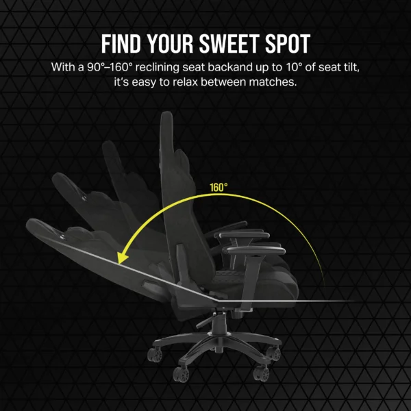 Corsair TC100 Relaxed Gaming Chair | Soft Fabric - Compu-Fi Technology South Africa