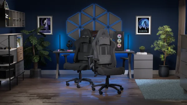 Corsair TC100 RELAXED Gaming Chair CF-9010052-WW | Fabric Upholstery | 2D Armrests - Compu-Fi Technology South Africa