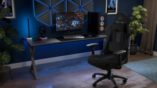 Corsair TC100 Relaxed Gaming Chair | Soft Fabric - Compu-Fi Technology South Africa