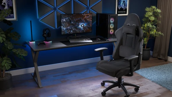 Corsair TC100 RELAXED Gaming Chair CF-9010052-WW | Fabric Upholstery | 2D Armrests - Compu-Fi Technology South Africa