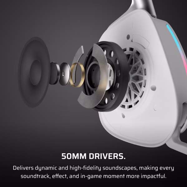 Corsair Void v2 Wireless | 50mm Drivers | Dolby Atmos | White - Compu-Fi Technology South Africa