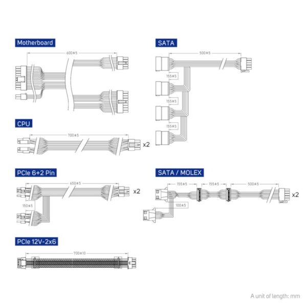 FSP VITA GM 1000W | ATX 3.1 | 80 Plus Gold | Fully Modular - Compu-Fi Technology South Africa
