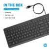 HP 150 Wired Keyboard 664R5AA | Full Size | 12 Shortcut Keys | USB-A - Compu-Fi Technology South Africa